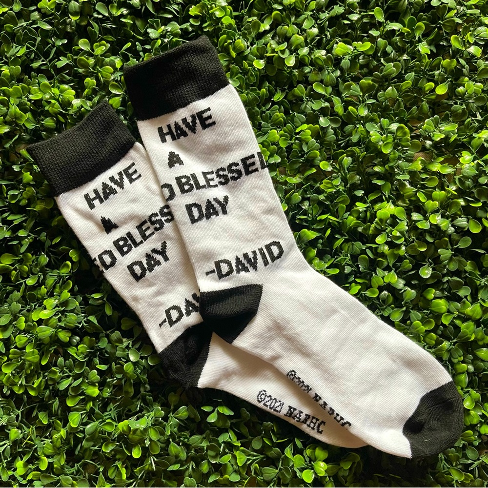 Schitt’s Creek “Blessed Day” Unisex Crew Socks